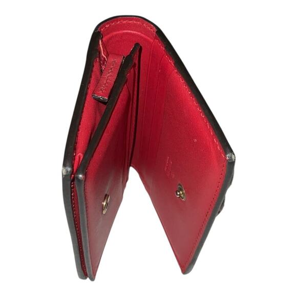 GUCCI Cherry GG Supreme Beige Gray Bi-fold Wallet W/Box and Card - Picture 7 of 16